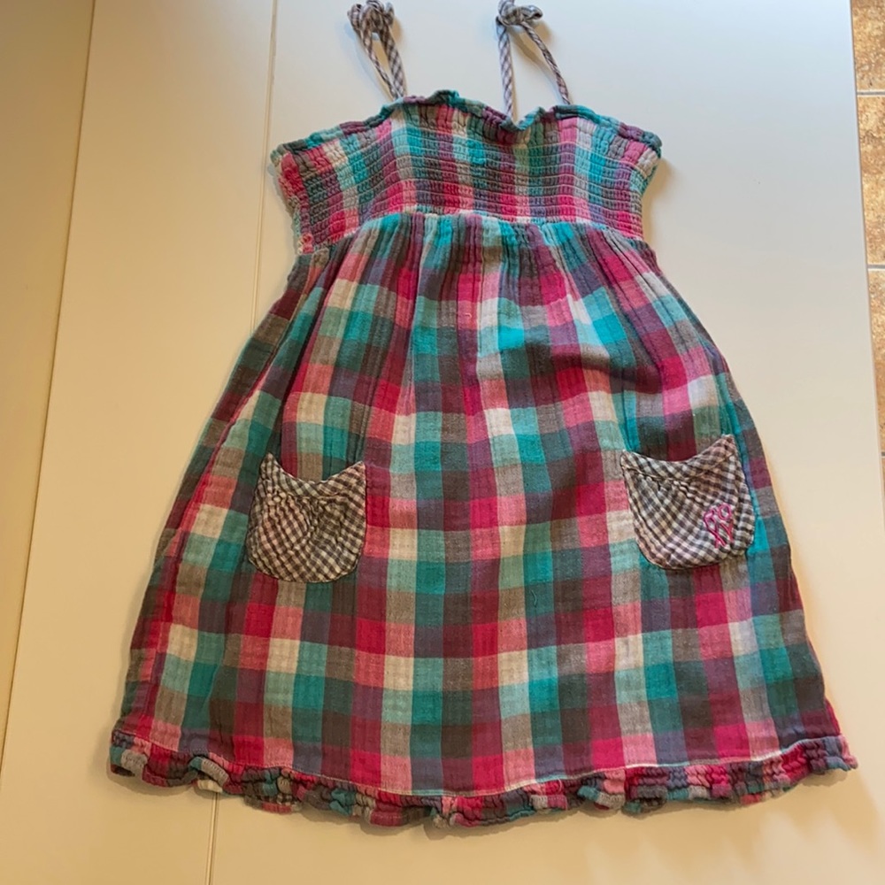 Kids Roxy Checkered Sundress